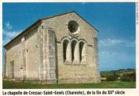 Chapelle de Cressac-Saint-Genis (Charente), fin 12eme